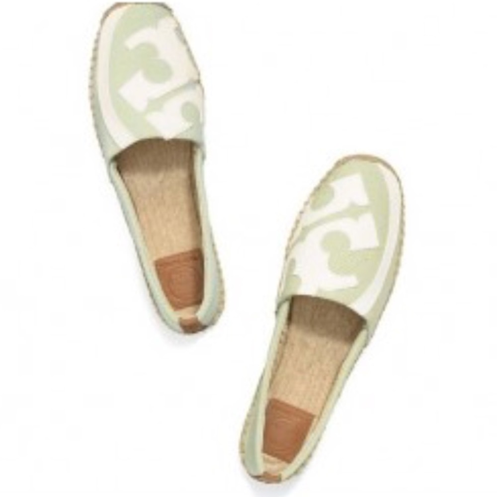 SOLDTory Burch Lonnie flat espadrille Ella canvas - Picture 1 of 8